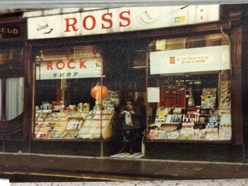 Three sweet shops (1) Ross, the Rock Shop